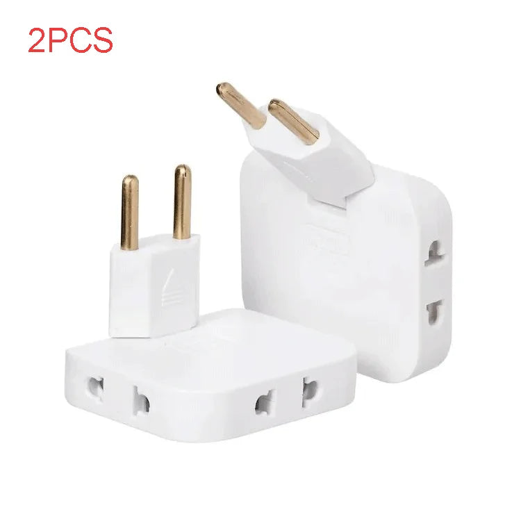 EU Travel Converter - 3-in-1 - US to EU Power Socket Converter - Power Converter - AC Socket - Electrical Socket - Interface