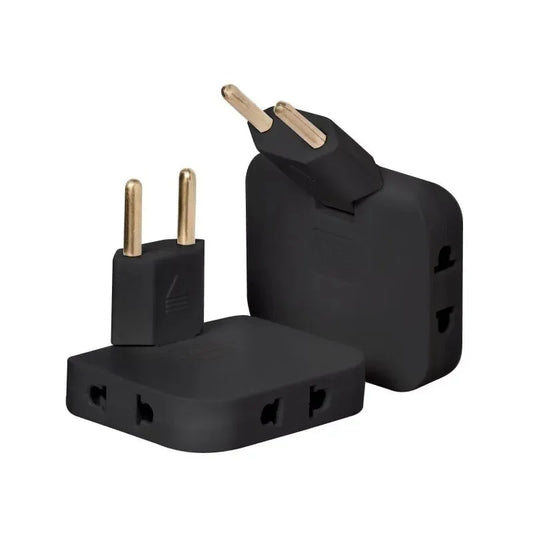 EU Travel Adapter 3 in 1 US To EU Electrical Socket Power Adapters CA MX US To KR Plug Power Adaptor Power Converter AC Outlet