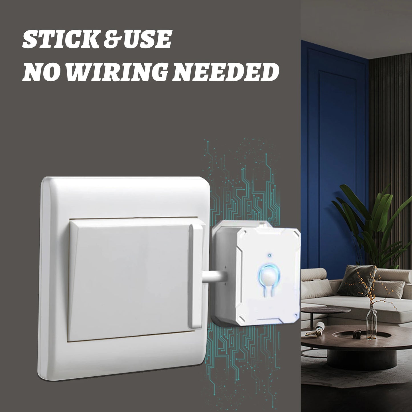 Wireless Remote  Light Switch Off Tool Automatic Button Pusher Intelligent USB Rechargeable Lazy Remote Control Switch