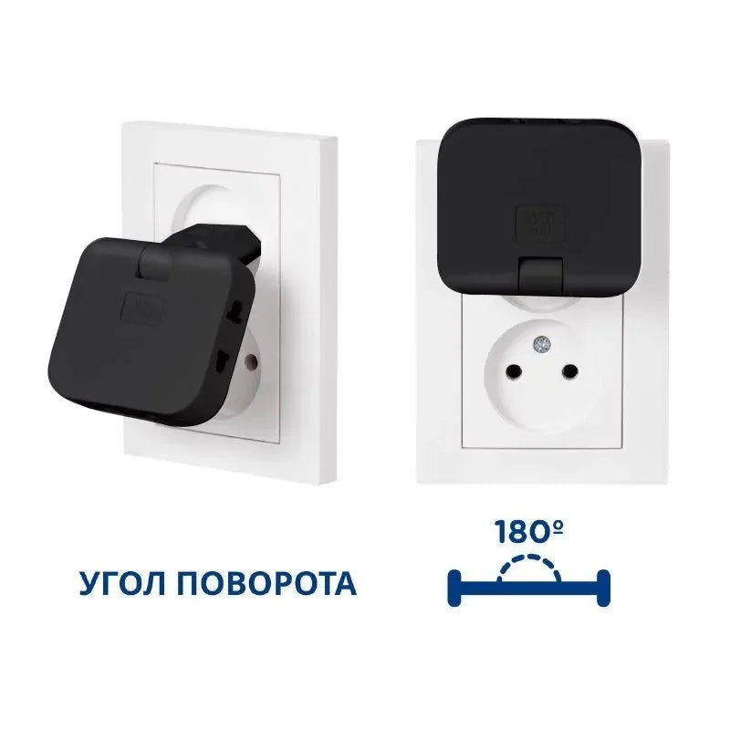 EU Travel Adapter 3 in 1 US To EU Electrical Socket Power Adapters CA MX US To KR Plug Power Adaptor Power Converter AC Outlet