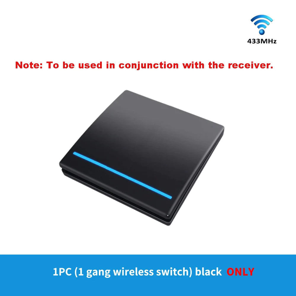 TUYA WiFi+RF433 Smart Switch Wireless Remote Control Switch On/Off Device Can Be Easily Attached to Remote Alexa