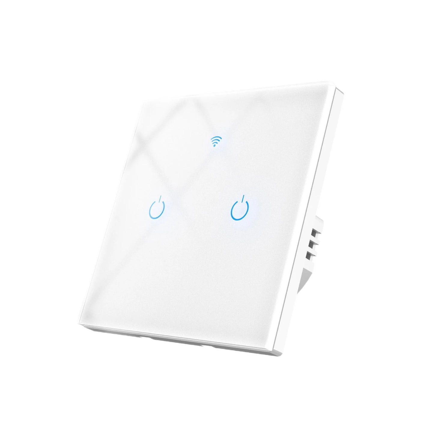 Tuya EU Smart WIFI Touch Switch with Alexa Voice Control for Wall-mounted WiFi Smart Switch with Single Hot Wire