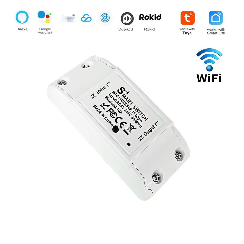 TUYA WiFi smart on/off switch, mobile wireless remote control, timing switch, smart home modification part