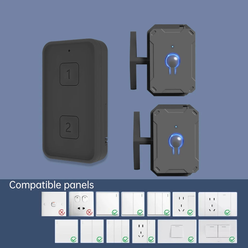 Wireless Remote  Light Switch Off Tool Automatic Button Pusher Intelligent USB Rechargeable Lazy Remote Control Switch