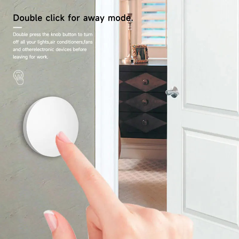 Tuya ZigBee Smart Wireless Button Scene Switch Smart Life App Remote Control For Google Alexa Wait Voice Assistant Home Office