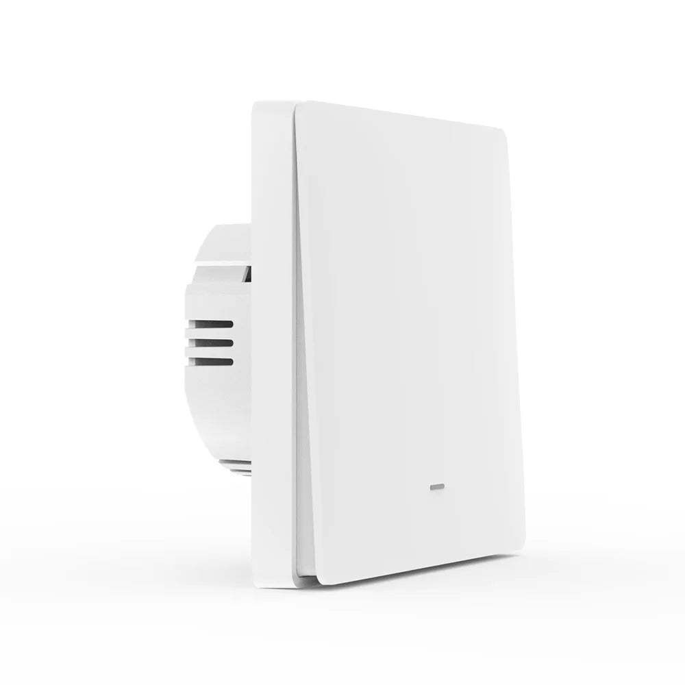 Tuya WiFi Smart 86-type wall-mounted switch with 8 buttons, single hot wire, remote control available, voice-controlled