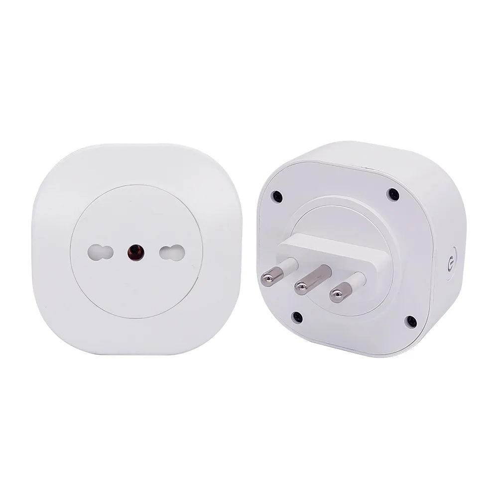 Tuya wifi Smart Socket 10A16A Italian standard plug Alexa voice mobile phone remote control Timed sharing
