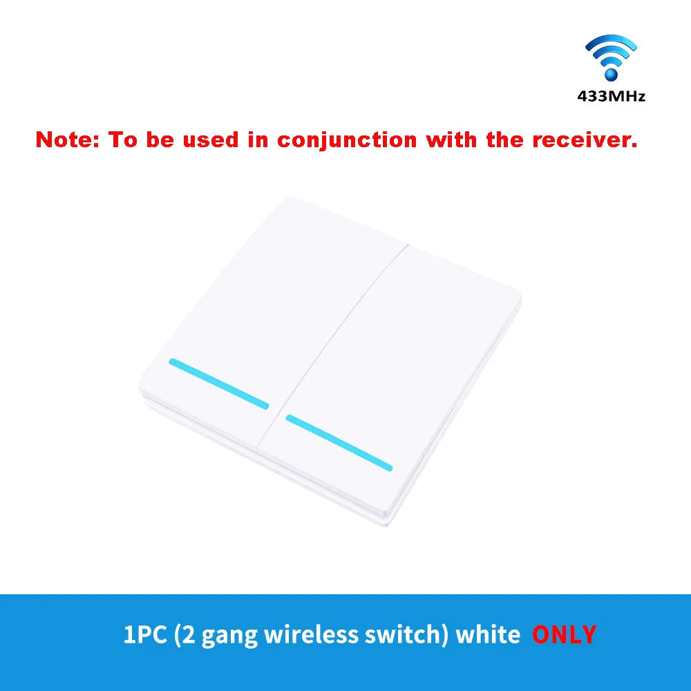 TUYA WiFi+RF433 Smart Switch Wireless Remote Control Switch On/Off Device Can Be Easily Attached to Remote Alexa