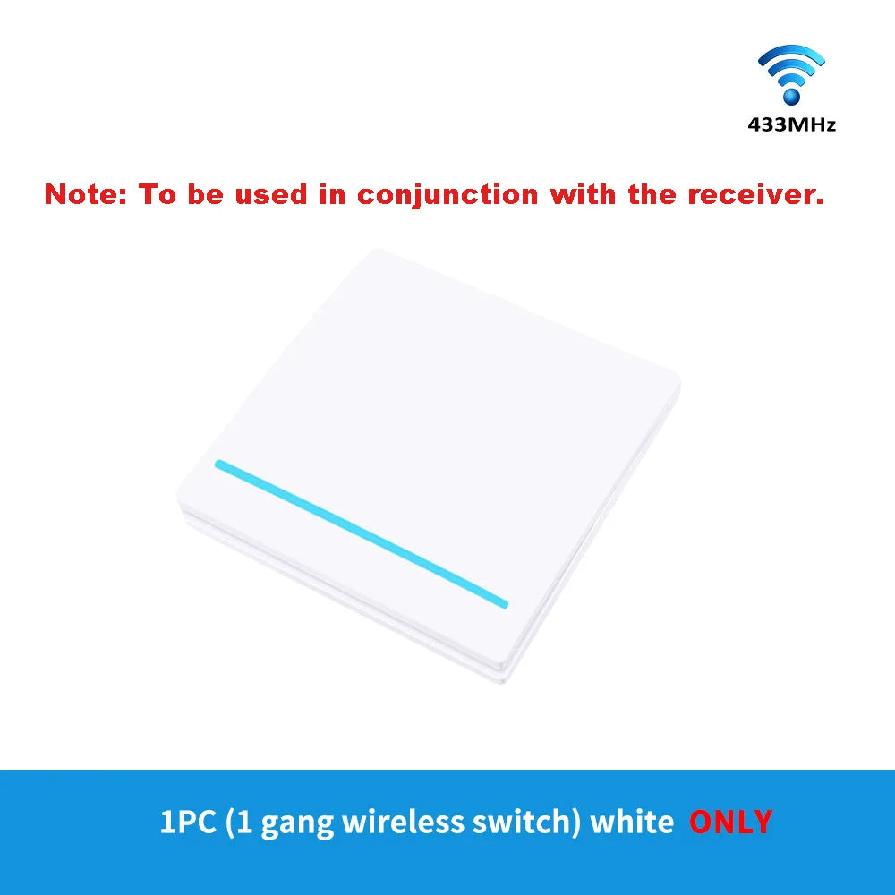 TUYA WiFi+RF433 Smart Switch Wireless Remote Control Switch On/Off Device Can Be Easily Attached to Remote Alexa