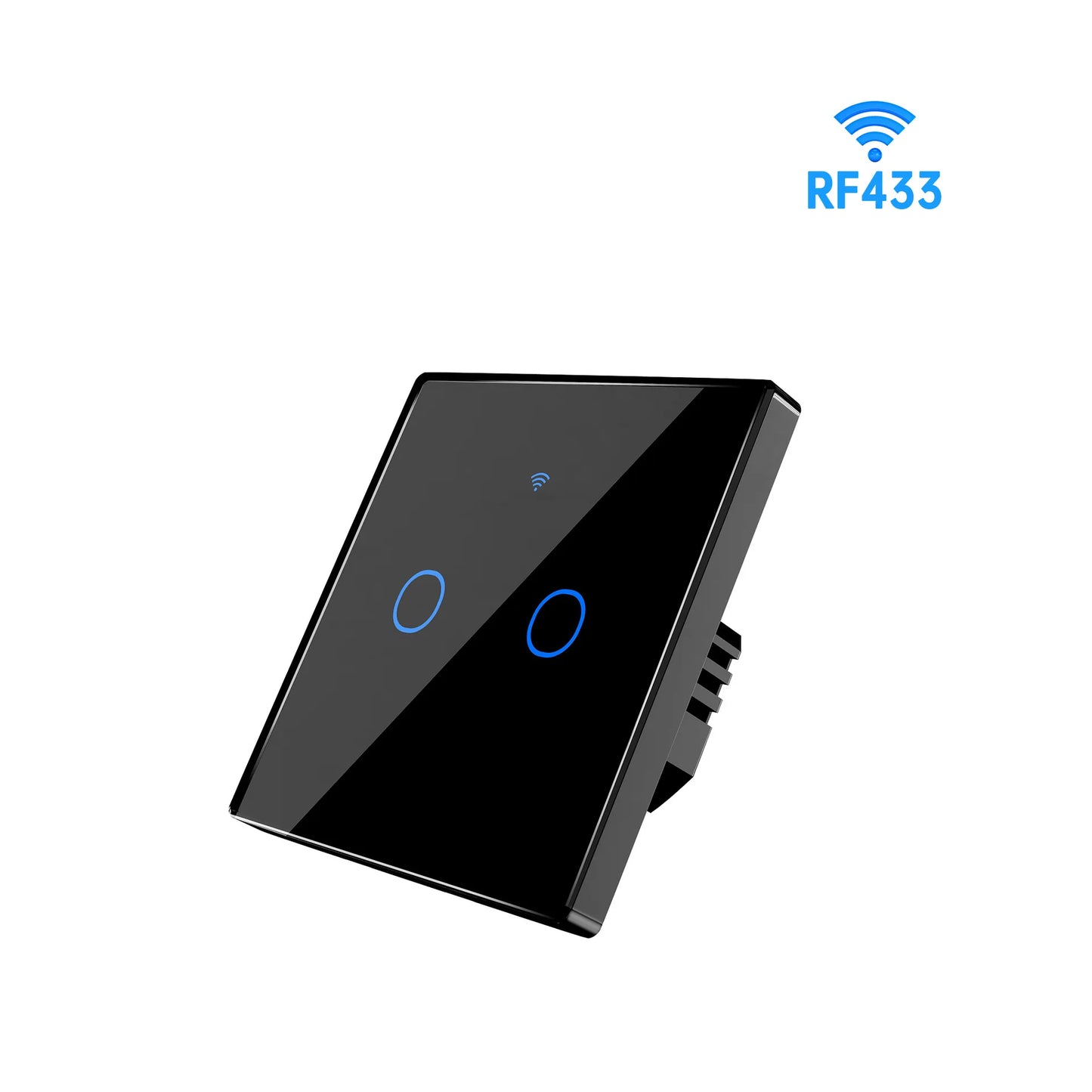 TUYA WiFi RF433 Wall Touch Switch - Suitable for EU lamps. Compatible with Alexa and Google Home. Remote 1/2/3/4 sockets.