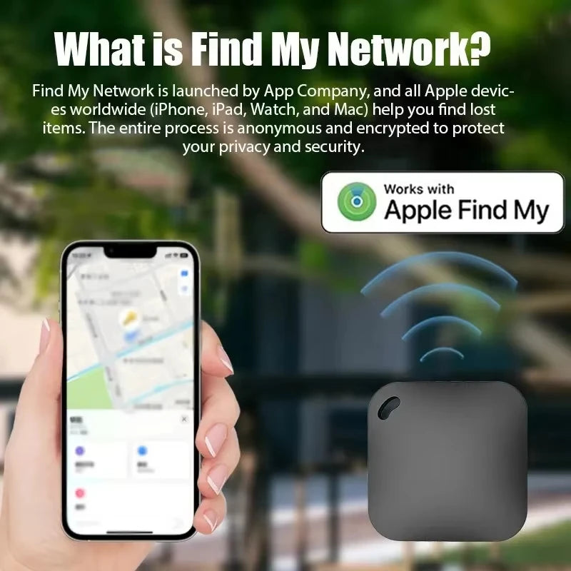 Smart Bluetooth FindMy loss prevention device, compatible with ITag for loss prevention alerts, suitable for pet search, etc.