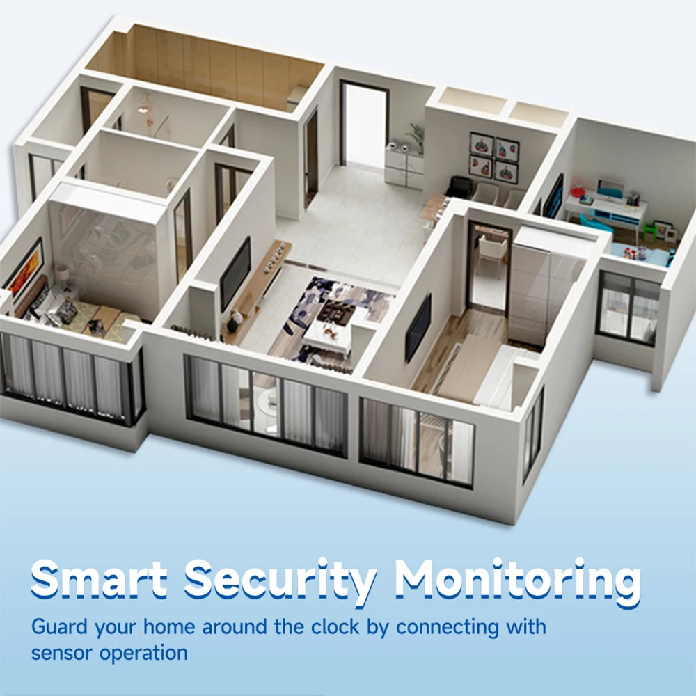 Tuya Bluetooth smart home wireless gateway mobile app for remote control of the intelligent home system with timing function