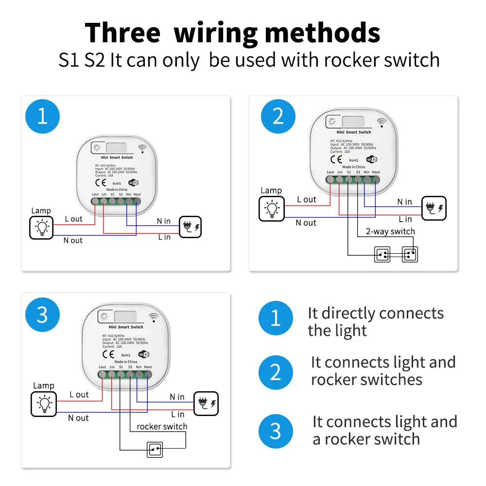 Self-powered large-panel lever remote control switch intelligent controller - Wireless control master device