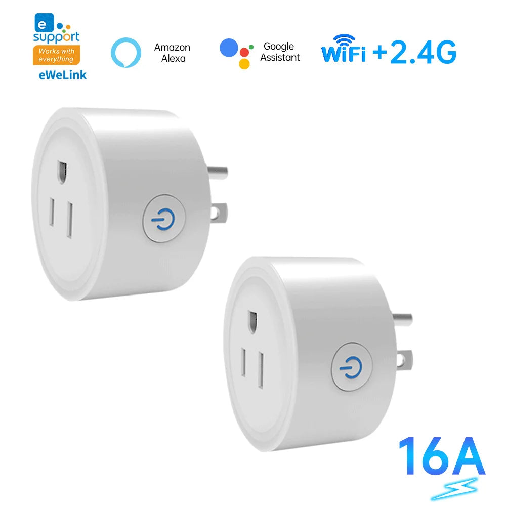 WiFi eWeLink  Smart socket support eWeLink APP control Alexa Google home voice control