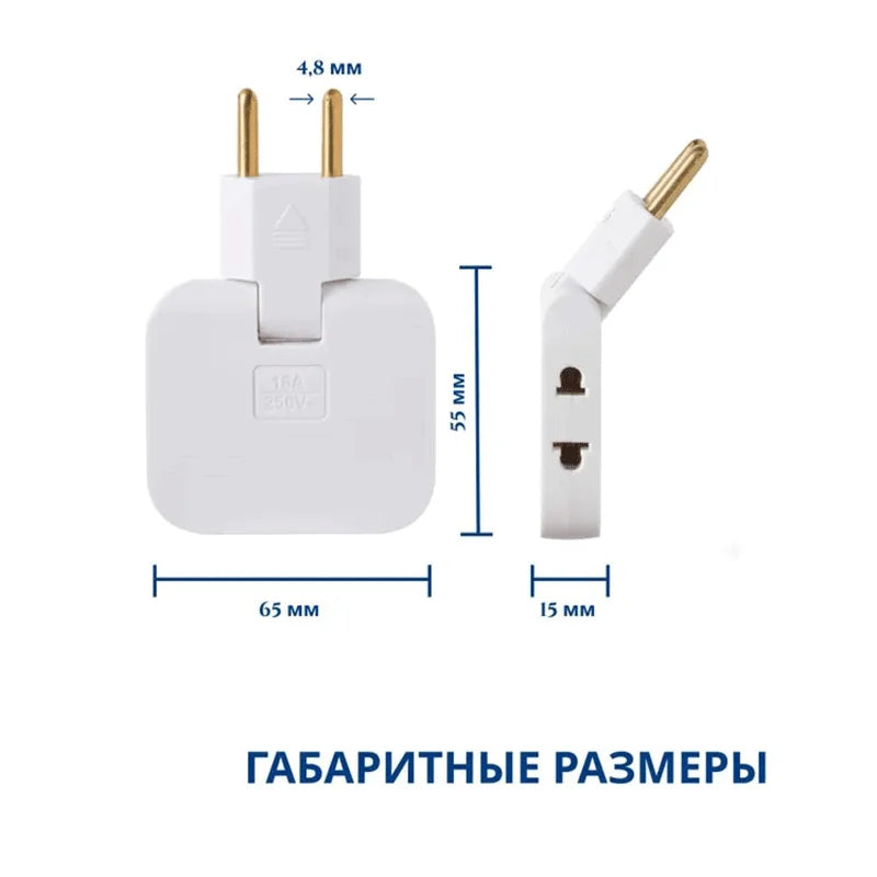 EU Travel Adapter 3 in 1 US To EU Electrical Socket Power Adapters CA MX US To KR Plug Power Adaptor Power Converter AC Outlet