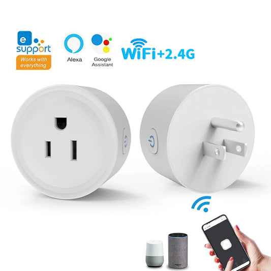 WiFi eWeLink  Smart socket support eWeLink APP control Alexa Google home voice control