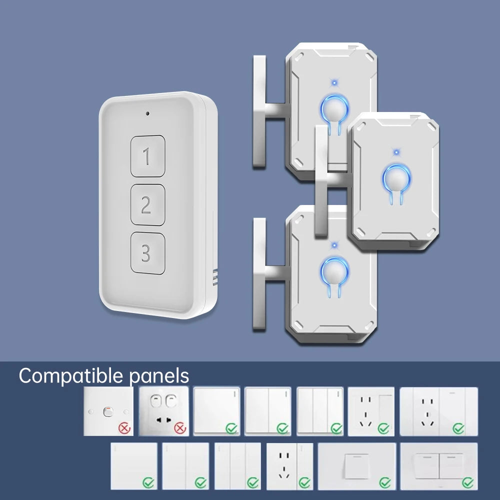 Wireless Remote  Light Switch Off Tool Automatic Button Pusher Intelligent USB Rechargeable Lazy Remote Control Switch