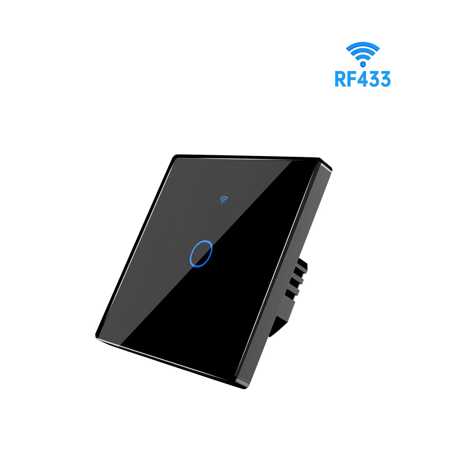 TUYA WiFi RF433 Wall Touch Switch - Suitable for EU lamps. Compatible with Alexa and Google Home. Remote 1/2/3/4 sockets.
