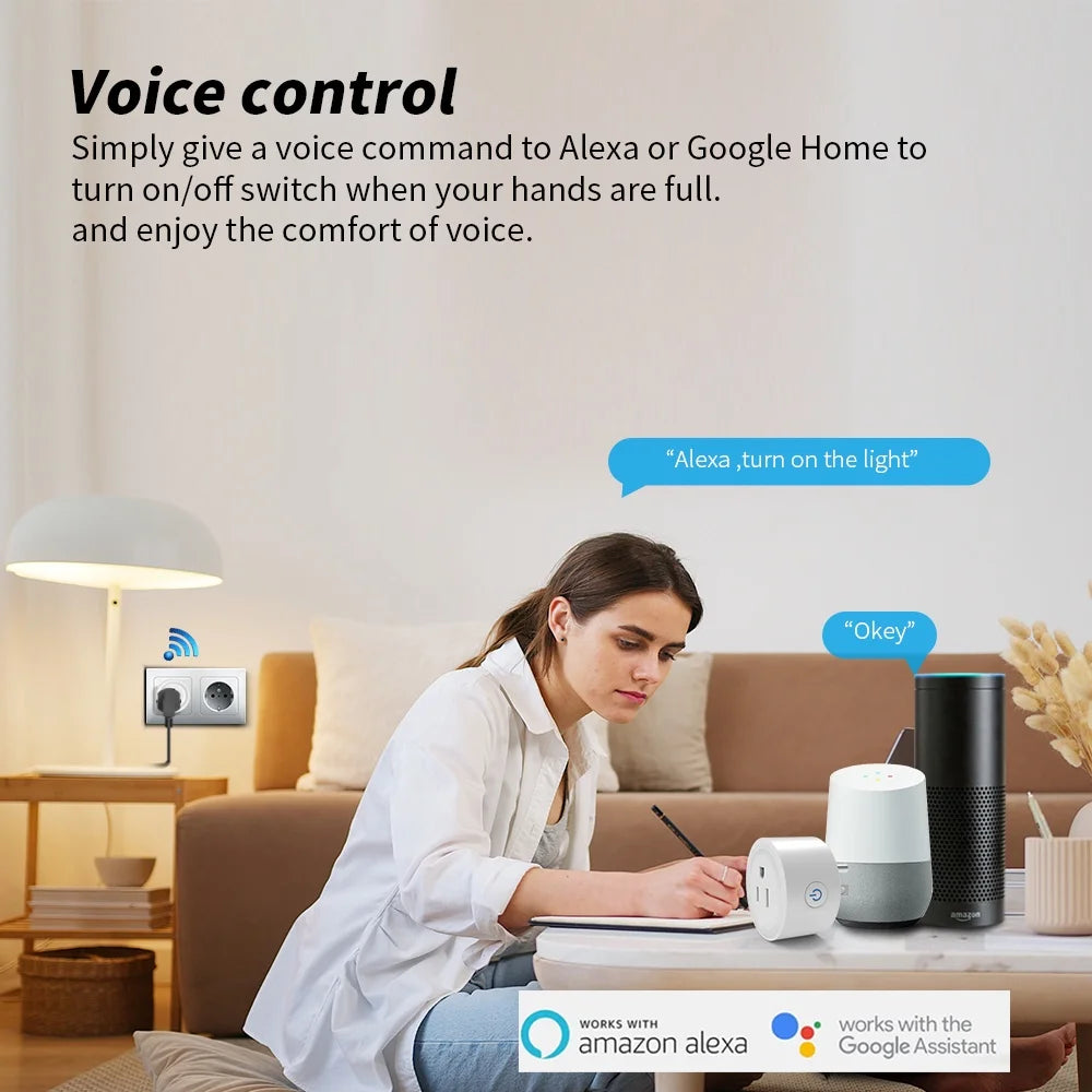 WiFi eWeLink  Smart socket support eWeLink APP control Alexa Google home voice control