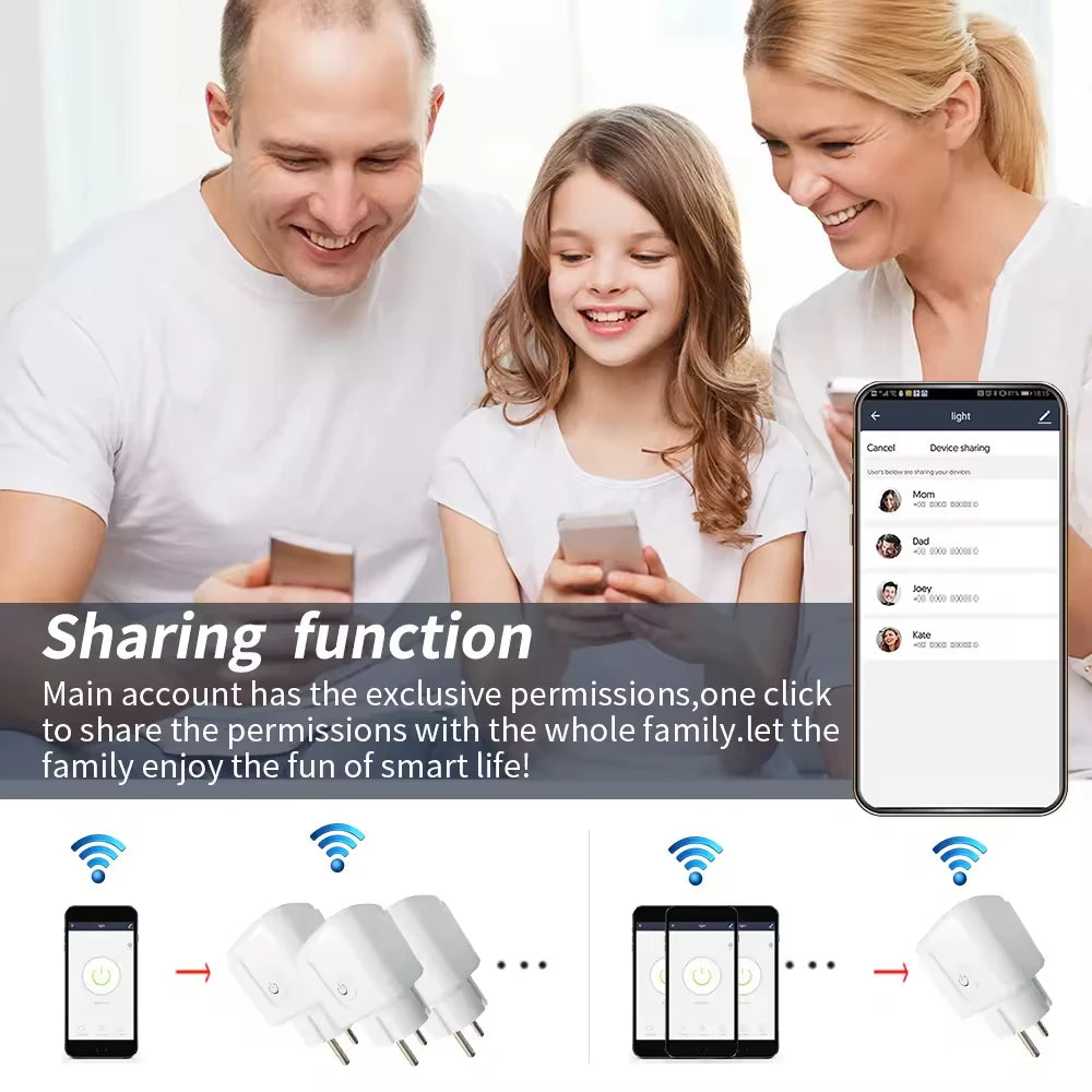 20A CozyLife voice-controlled smart plug, EU 16A product, Alexa, Google Home, Tmall Genie, hands-free, WiFi home appliance