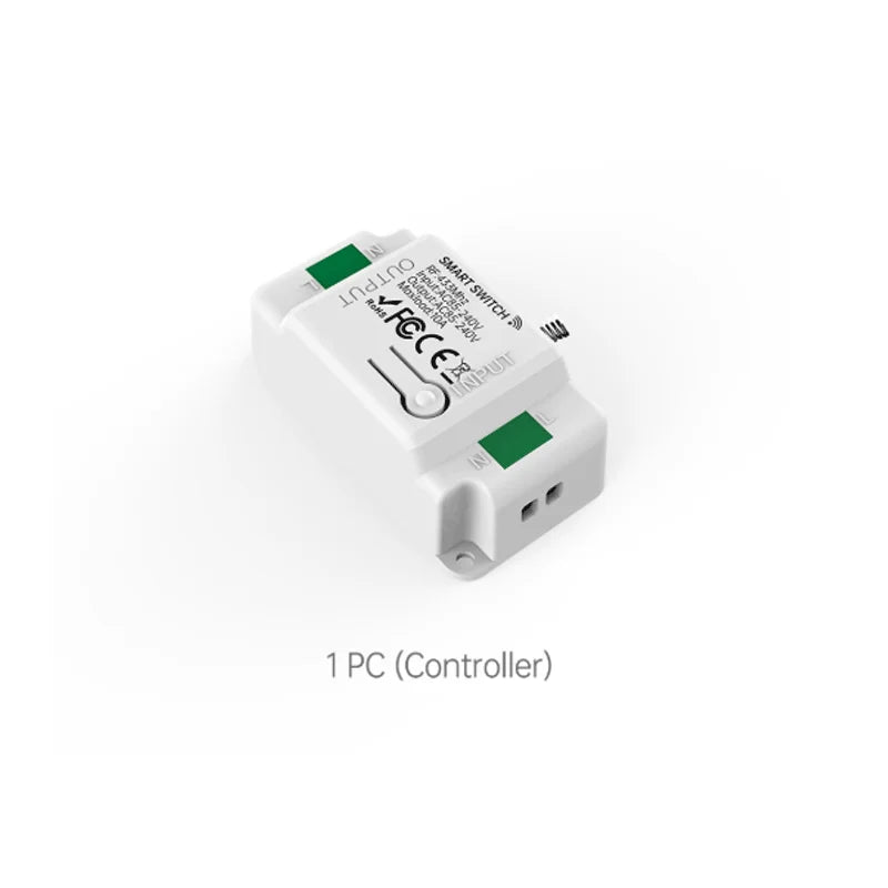 Wireless remote control switch RF433 - US standard, free sticker remote control on-off switch for lighting, model 120