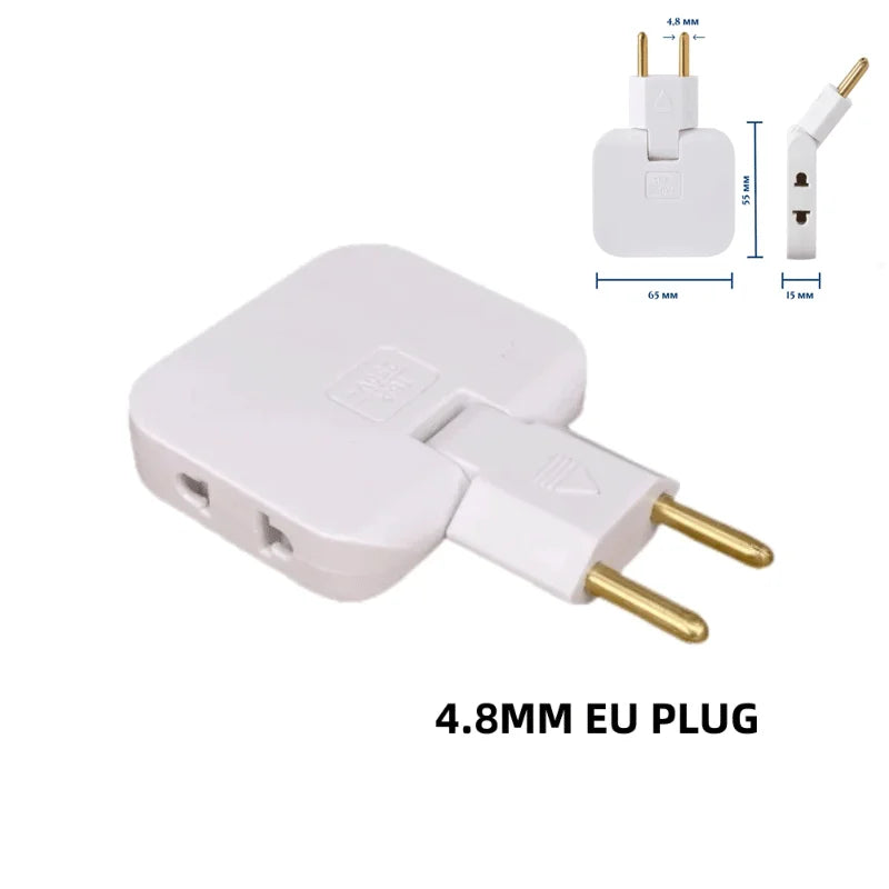 EU Travel Adapter 3 in 1 US To EU Electrical Socket Power Adapters CA MX US To KR Plug Power Adaptor Power Converter AC Outlet