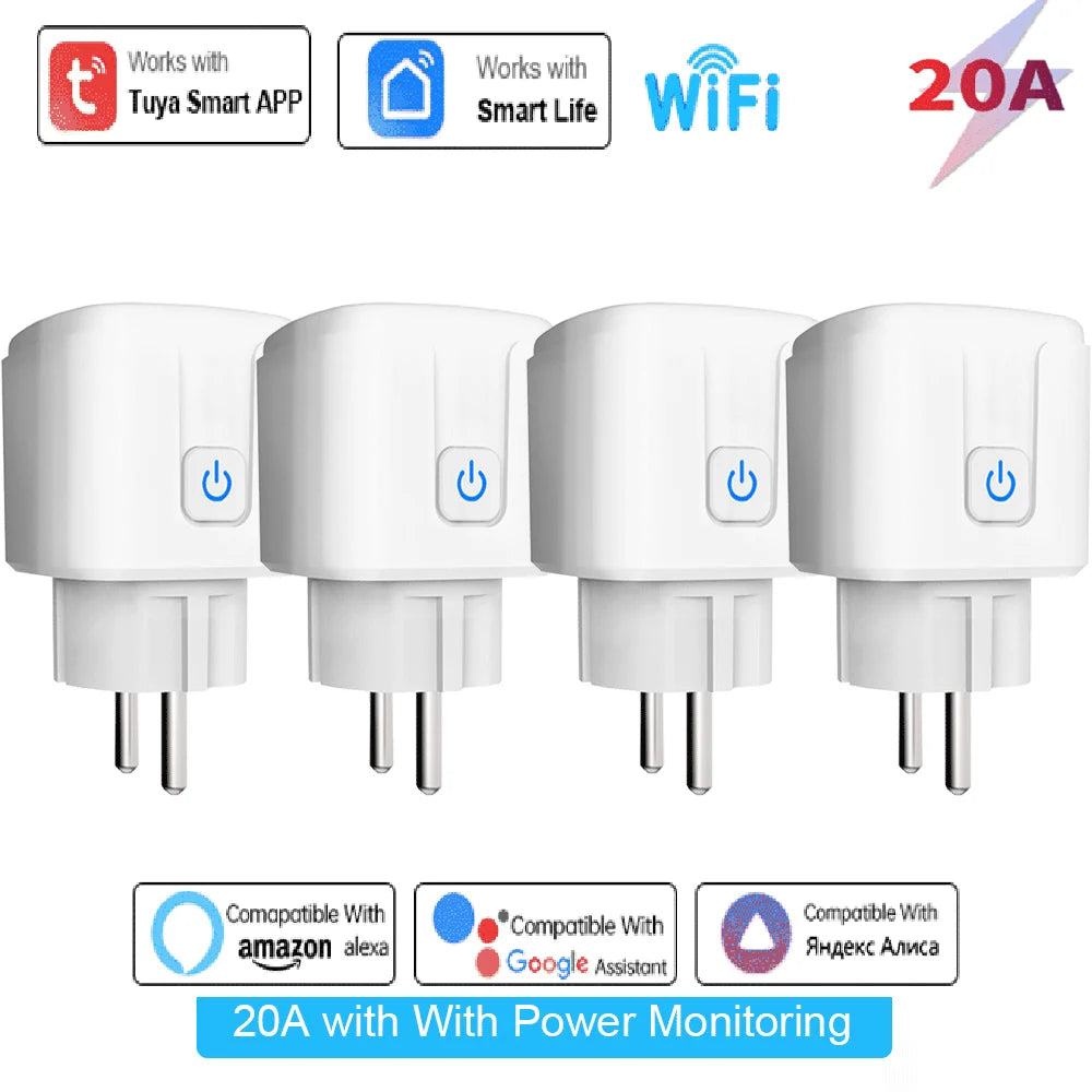 Smart WiFi Plug with Energy Monitoring - Works with Alexa & Google Home (EU)