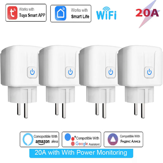 Smart WiFi Plug with Energy Monitoring - Works with Alexa & Google Home (EU)