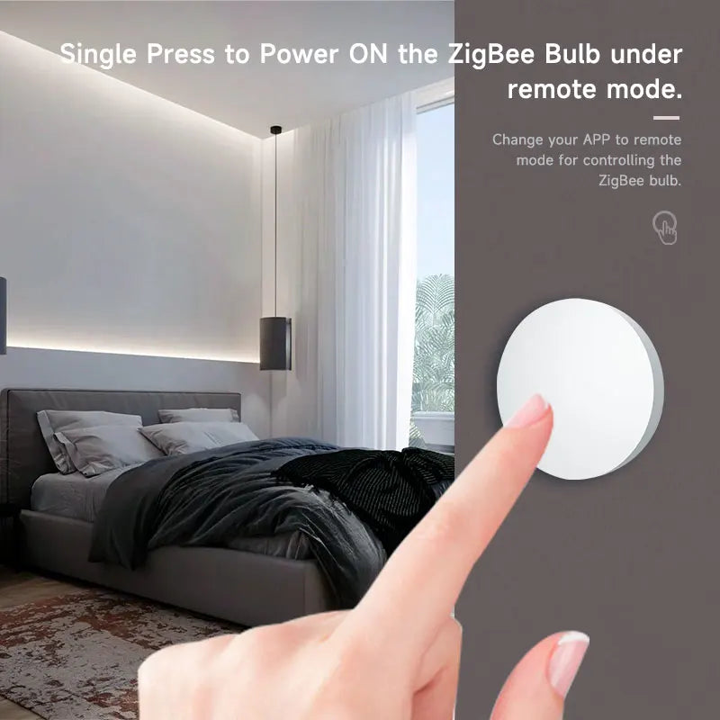 Tuya ZigBee Smart Wireless Button Scene Switch Smart Life App Remote Control For Google Alexa Wait Voice Assistant Home Office