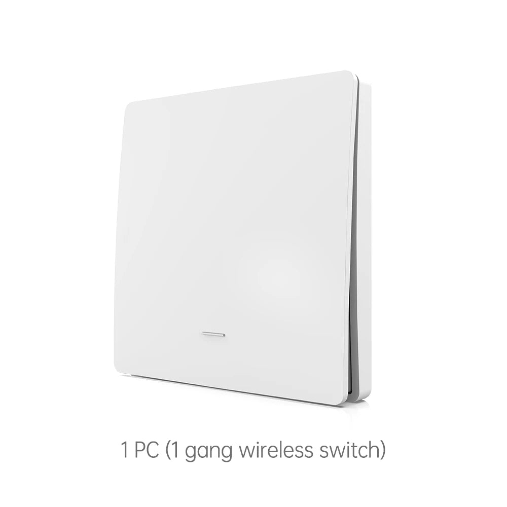 RF433 intelligent wireless switch module kit, self-powered remote AC 100-250V 10A receiver controller, lamp and electrical autom