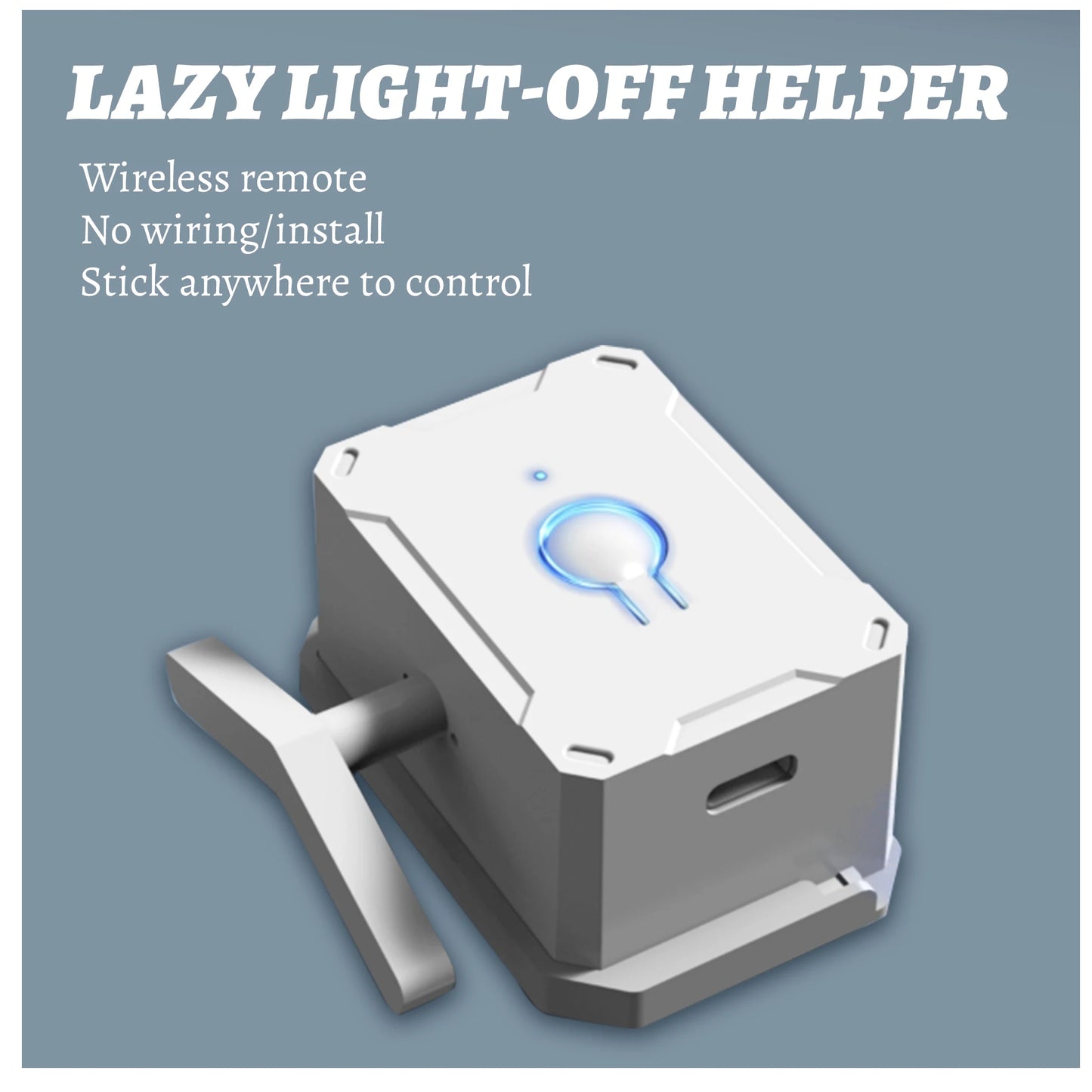 Wireless Remote  Light Switch Off Tool Automatic Button Pusher Intelligent USB Rechargeable Lazy Remote Control Switch