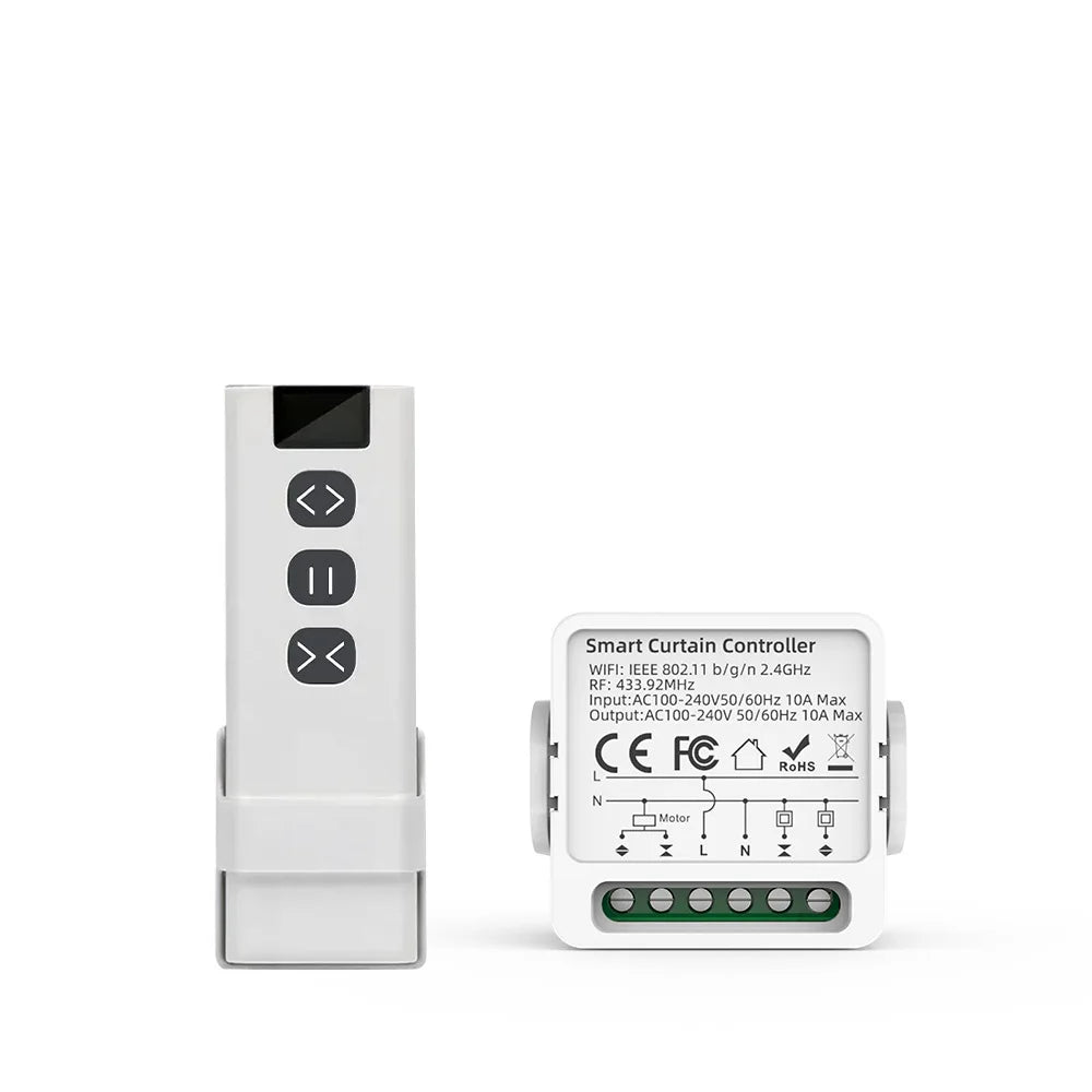 LakiSmart Pro WiFi+RF433 Smart Curtain Module for Roller Shutter & Blinds